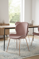 Pink Velvet Dining Chairs (2) | OROA Modern Wendy | Oroa.com