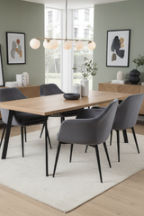 Velvet Dining Armchair | OROA Modern Wilson | Oroa.com