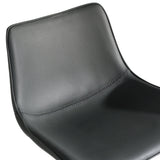 Gray Vegan Swivel Bar Stool | OROA Modern Manning | Oroa.com
