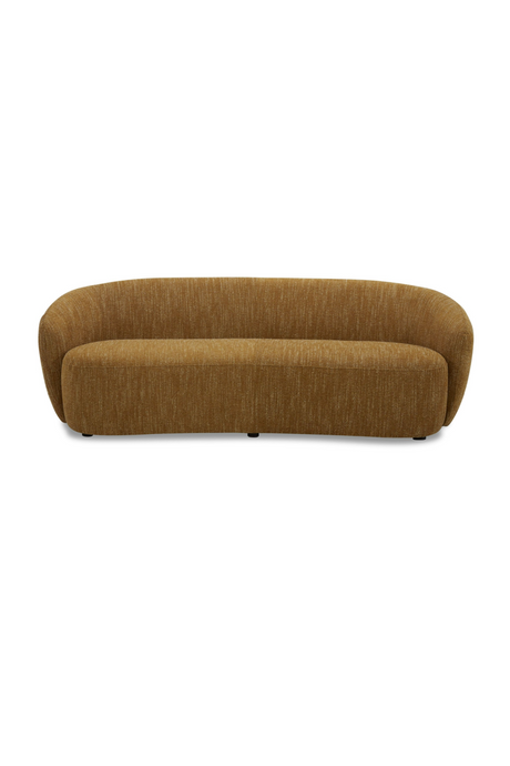Yellow Curved Sofa | OROA Modern Norris | Oroa.com