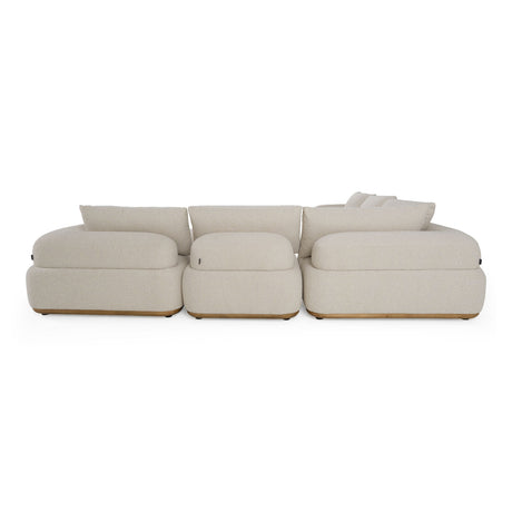 Off-White Contemporary Sectional Sofa | OROA Modern Evans