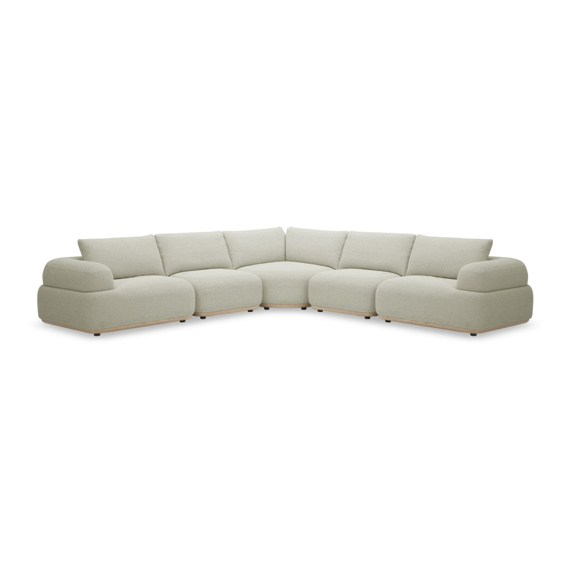 Off-White Contemporary Sectional Sofa | OROA Modern Evans