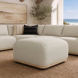 Off-White Contemporary Sectional Sofa | OROA Modern Evans
