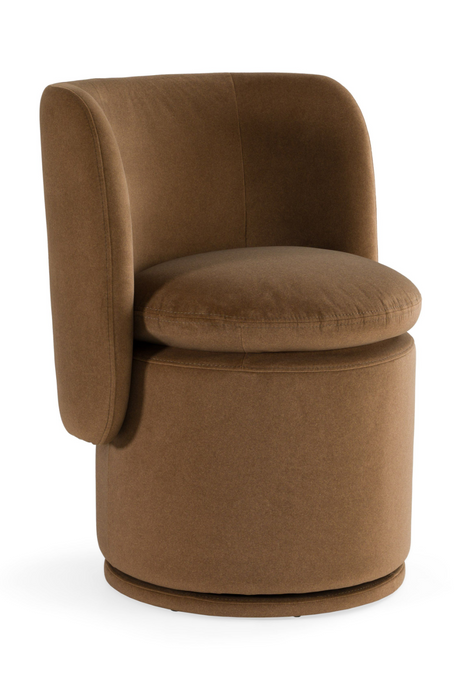 Rounded Swivel Dining Chair | OROA Modern Norris | Oroa.com