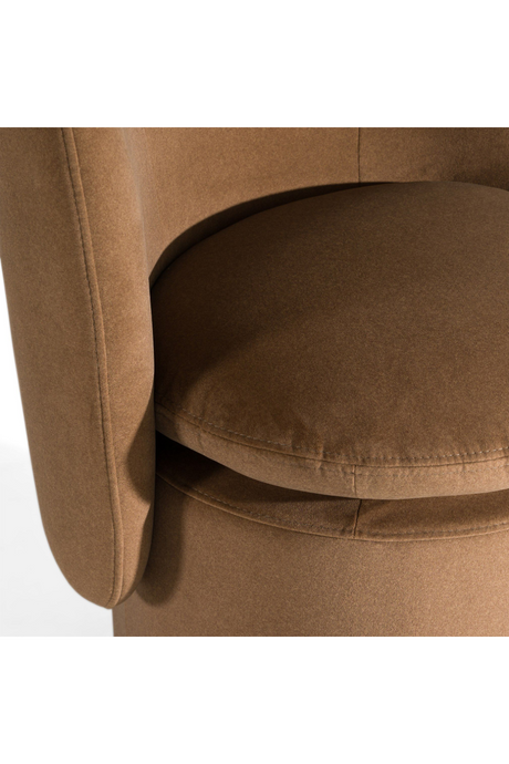Rounded Swivel Dining Chair | OROA Modern Norris | Oroa.com