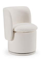 Rounded Swivel Dining Chair | OROA Modern Norris | Oroa.com
