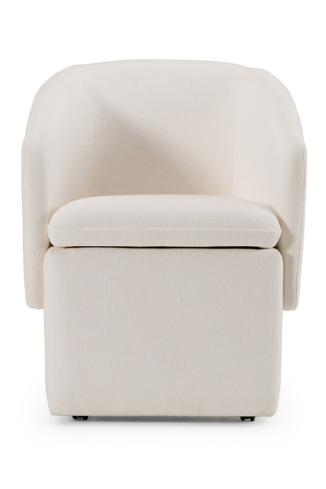 Curved Wheeled Dining Chair | OROA Modern Tassell | Oroa.com
