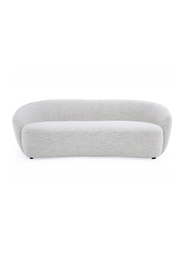 White Round-Back Sofa | OROA Modern Omaha | Oroa.com