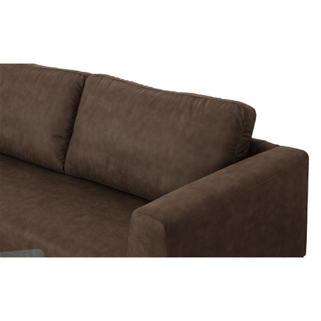 Brown Fabric Sofa | OROA Modern Jada