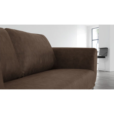 Brown Fabric Sofa | OROA Modern Jada