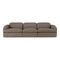 3-Piece Sectional Recliner Sofa | OROA Modern Ambler | Oroa.com