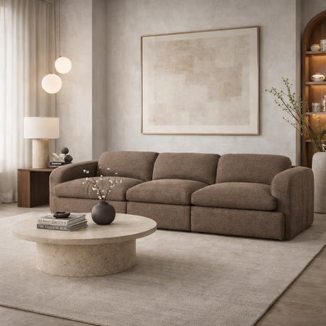 3-Piece Sectional Recliner Sofa | OROA Modern Ambler