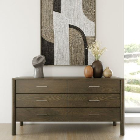 Solid Wood 6-Drawer Dresser | OROA Modern Carolina