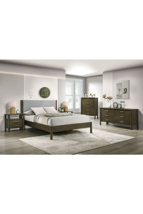 Solid Wood 2-Drawer Nightstand | OROA Modern Carolina | Oroa.com