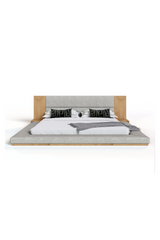 Natural Oak Queen Bed | OROA Modern Jagger | Oroa.com