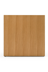 Warm Oak 2-Drawer Nightstand | OROA Modern Berlin | Oroa.com