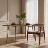 Tan Fabric Dining Chair | OROA Modern Cohen