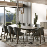 Solid Rubberwood Dining Table | OROA Modern Costello