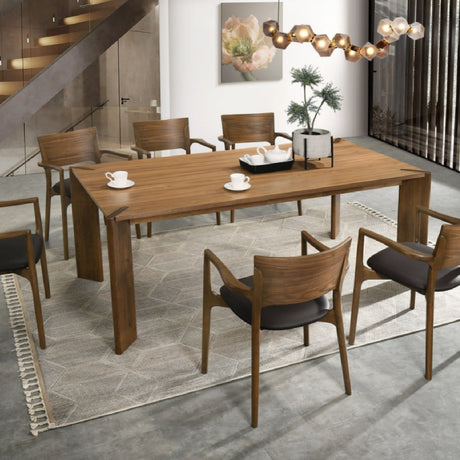 Walnut Rectangular Dining Table | OROA Modern Edelman