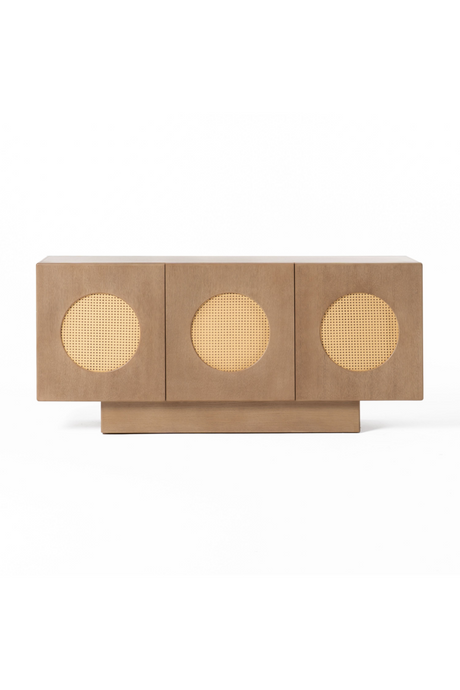 White Oak 3-Door Sideboard | OROA Modern Oshana | Oroa.com