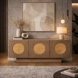 White Oak 3-Door Sideboard | OROA Modern Oshana