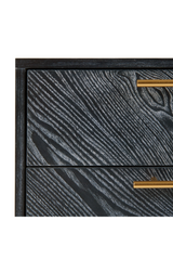 Gray Ash 2-Drawer Nightstand | OROA Modern Diana | Oroa.com