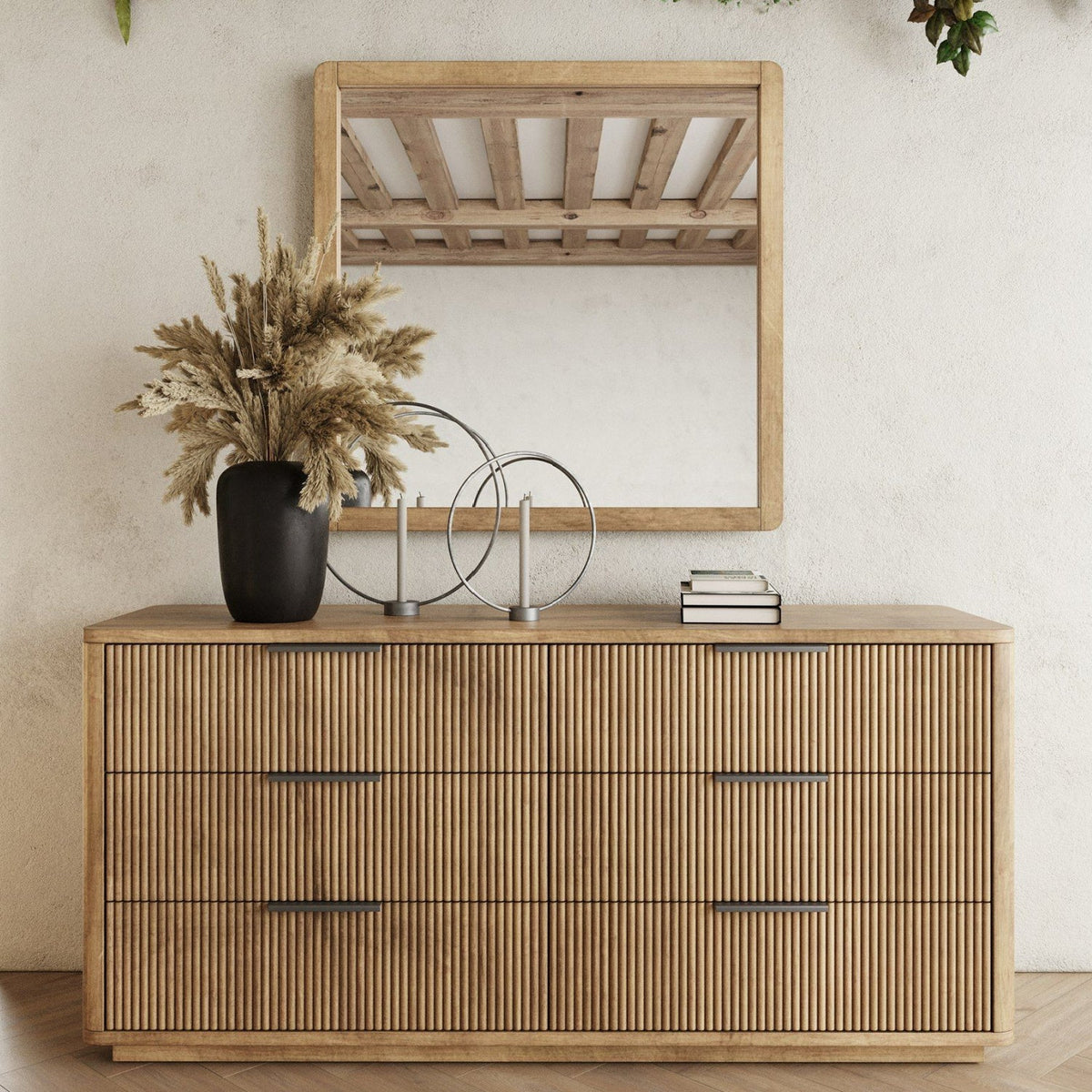 Natural Oak 6-Drawer Dresser | OROA Modern Santa Monica