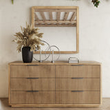 Natural Oak 6-Drawer Dresser | OROA Modern Santa Monica