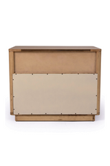 Reeded Wood 1-Drawer Nightstand | OROA Modern Santa Monica | Oroa.com