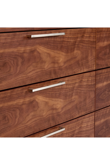 6-Drawer Walnut Dresser | OROA Modern Soria | Oroa.com
