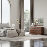 Solid Rubberwood 6-Drawer Dresser | OROA Modern Dustin