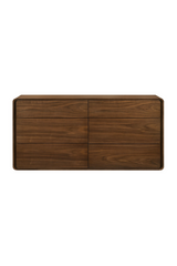 Solid Rubberwood 6-Drawer Dresser | OROA Modern Dustin | Oroa.com