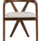 Cross-Back Wooden Dining Chair | OROA Modern Weiss | Oroa.com
