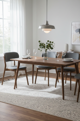 Gray Padded Dining Chairs (2) | OROA Modern Donald | Oroa.com