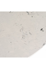 White Marble Round Dining Table | OROA Modern Nancy | Oroa.com