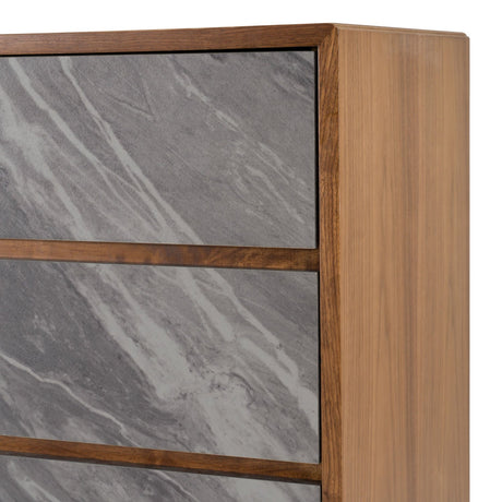 Volcanic Slate 5-Drawer Chest | OROA Modern Metcalf | Oroa.com