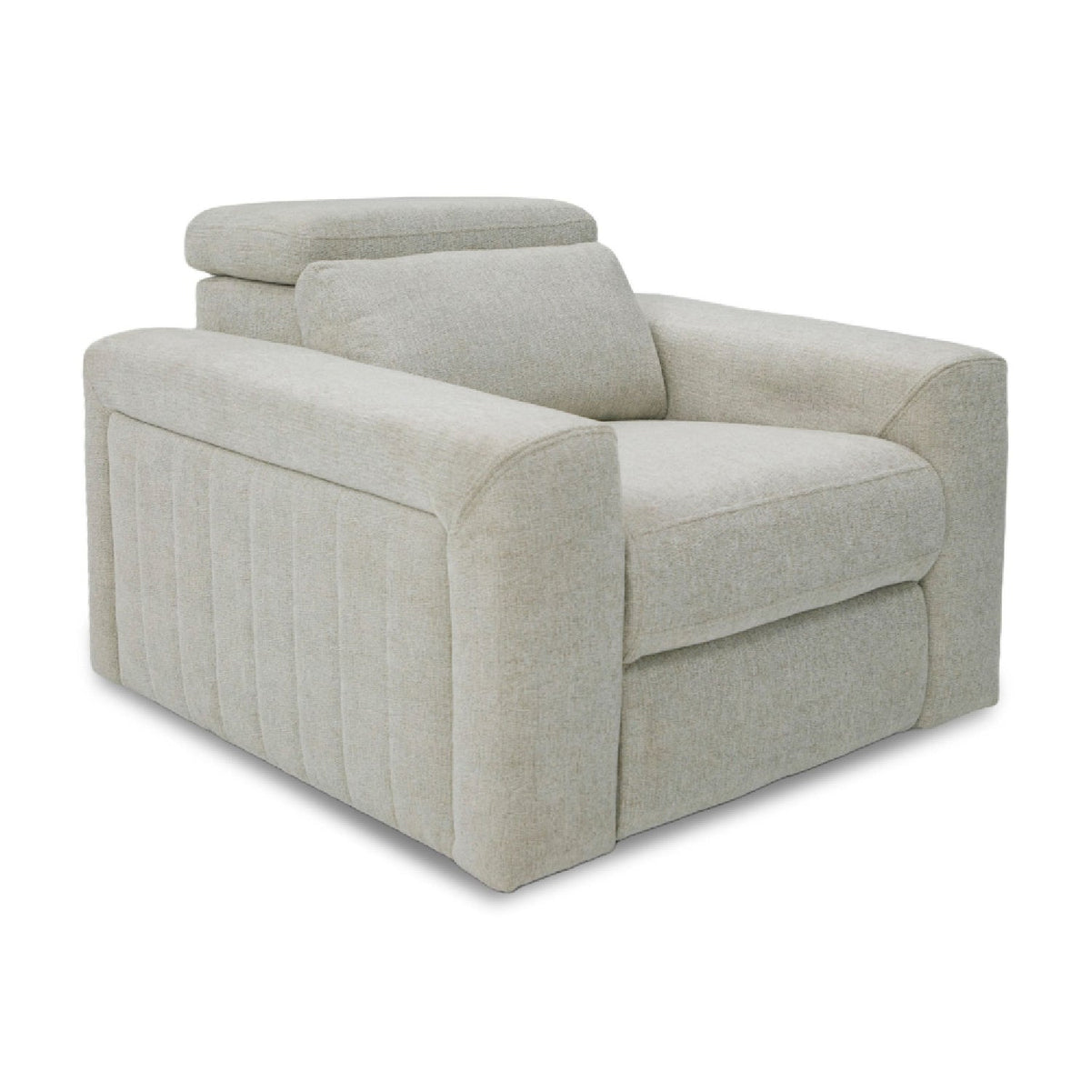 Beige Power Recliner Lounge Chair | OROA Modern Gering