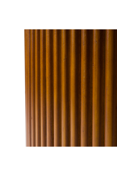 Fluted Wood Base Dining Table | OROA Modern Duncan | Oroa.com