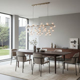 Brown Oak Extendable Dining Table | OROA Modern Dallas