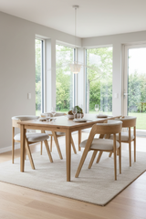 Rounded-Back Walnut Dining Chairs (2) | OROA Modern Vegas | Oroa.com