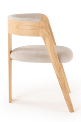 Wood Framed Curve Dining Chairs (2) | OROA Modern Washington | Oroa.com