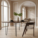 Wood Framed Curve Dining Chairs (2) | OROA Modern Washington