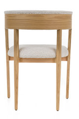 Rounded-Back Walnut Dining Chairs (2) | OROA Modern Vegas | Oroa.com