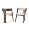 Wood Framed Curve Dining Chairs (2) | OROA Modern Washington | Oroa.com