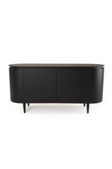 Oak 4-Door Oval Sideboard | OROA Modern Miami