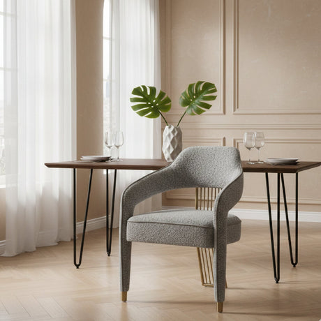 Gray Split-Back Dining Chair | OROA Modern Kasem
