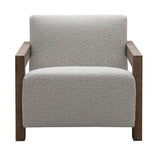 Oak-Framed Upholstered Lounge Chair | OROA Modern Rosen