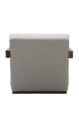 Oak-Framed Beige Accent Chair | OROA Modern Marchland | Oroa.com