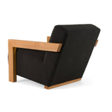 Oak-Framed Upholstered Lounge Chair | OROA Modern Rosen