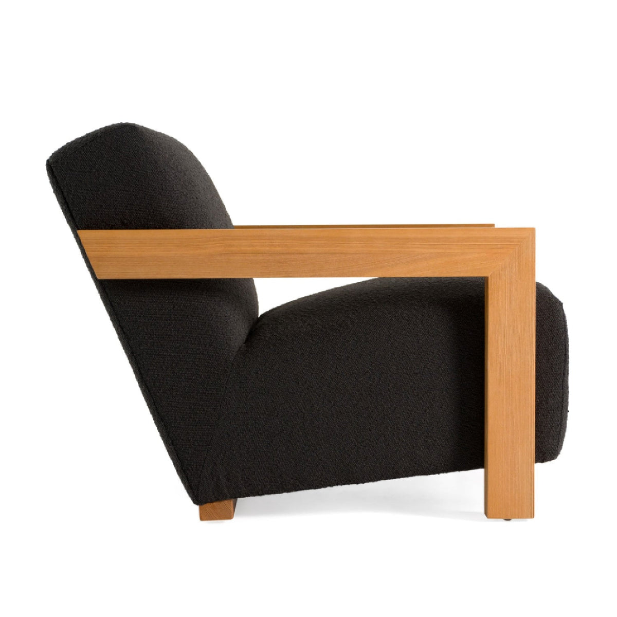 Oak-Framed Upholstered Lounge Chair | OROA Modern Rosen